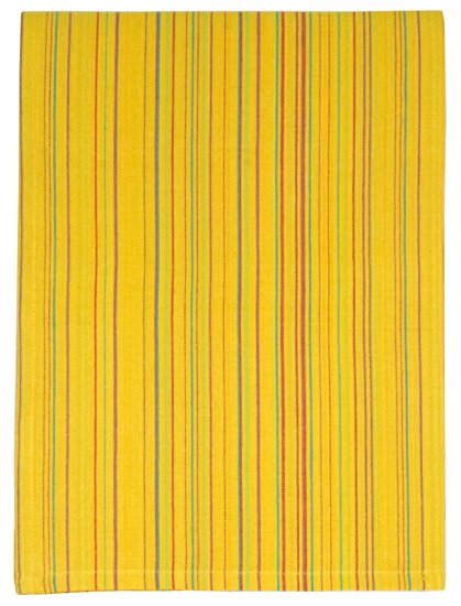 100% Cotton Yellow & Red Striped 20