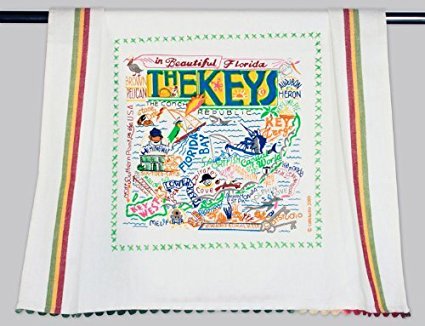 Catstudio Florida Keys Dish Towel - Original Geography Collection Décor 127FLK-CS