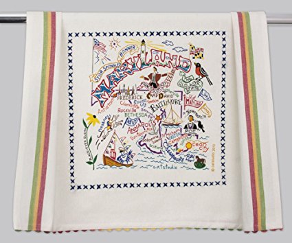Catstudio Maryland Dish Towel - Original Geography Collection Décor 028D(CS)