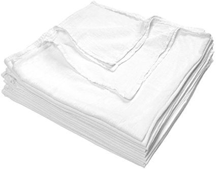 Nouvelle Legende Cotton Flour Sack Towels Commercial Grade 28in X 29in (12Pk)