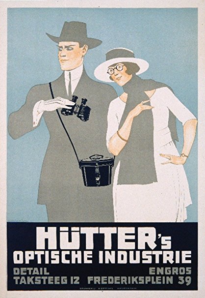 Hutter's Optische Industrie Vintage Poster (artist: Verschuuren) (36x54 Giclee Gallery Print, Wall Decor Travel Poster)