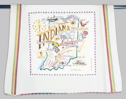 Catstudio Indiana Dish Towel - Original Geography Collection Décor 022D(CS)