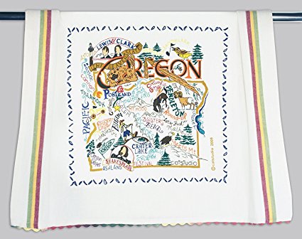 Catstudio Oregon Dish Towel - Original Geography Collection Décor 047D(CS)