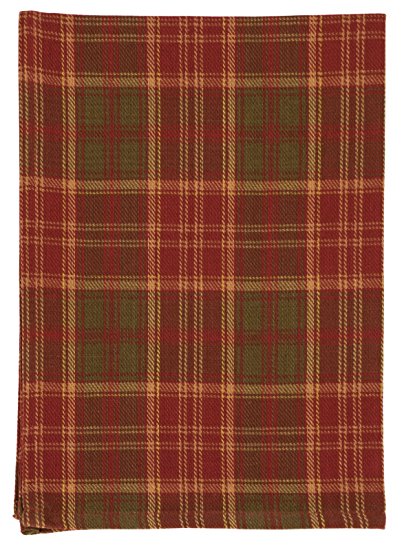 100% Cotton Red & Green Plaid 20