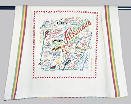 Catstudio Arkansas Dish Towel - Original Geography Collection Décor 004D(CS)
