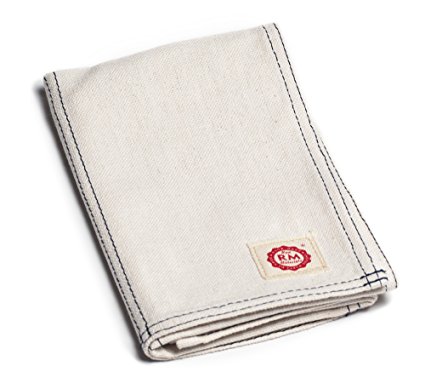 Raw Materials Design Whup-ass Dish Towel, Made in USA, Navy Stitching