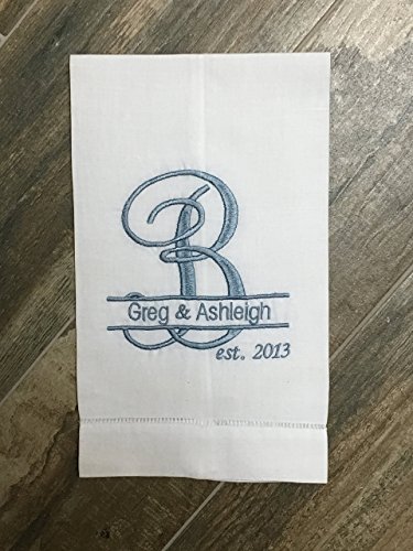 Embroidered Guest Towel, Wedding Guest Towel, Baby Shower Gift, Embroidered, Personalized Guest Towel, Personalized Towel, Wedding Gift