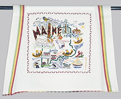 Catstudio Maine Dish Towel - Original Geography Collection Décor 027D(CS)