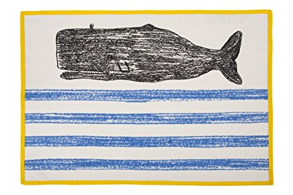 thomaspaul Whale Sketch Tea Towel, 20 by 28
