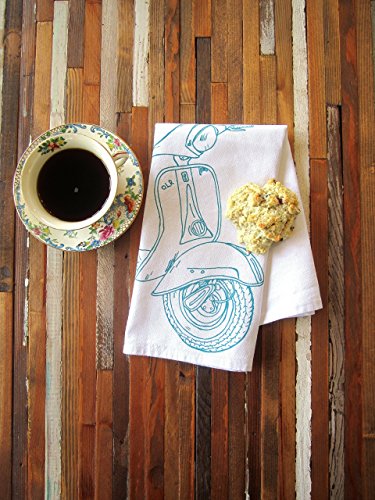 Scooter Screen Printed Cloth Napkins - Set of 4